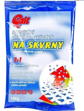 Qalt na skvrny 3 in1 pro bílé i barevné prádlo 100g - Drogerie Prací prostředky Odstraňovače skvrn